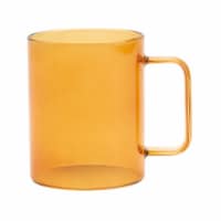 Tabletops Unlimited Borosilicate Glass Mug - Amber Perspective: Main