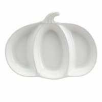 Tabletops Unlimited Gallery Figural Pumpkin 3 Section Platter Perspective: Main