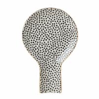 Tabletops Gallery Stoneware Spoon Rest - Dots Perspective: Main