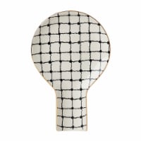 Tabletops Gallery Stoneware Spoon Rest - Grid Perspective: Main