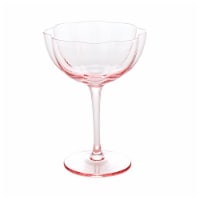 Tabletops Unlimited Coupe Glass Set - Pink Perspective: Main