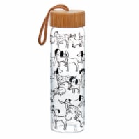 Tabletops Gallery 23 Oz Glass Water Bottle - Dogs Perspective: Main