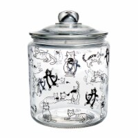 Tabletops Gallery Glass Apothecary Jar - Cats Perspective: Main