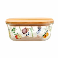 Tabletops Unlimited Gallery Glass Food Storage Container with Bamboo Lid Perspective: Main