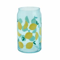 Tabletops Gallery Fruity Soda Can Glass – Lemon Perspective: Main