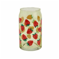 Tabletops Gallery Fruity Soda Can Glass – Strawberry Perspective: Main