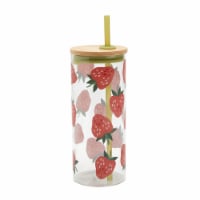 Tabletops Gallery Fruity Lucia Tumbler – Strawberry Perspective: Main