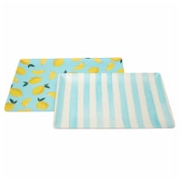 Tabletops Gallery Fruity 2 Piece Bamboo Melamine Serve Tray Perspective: Main