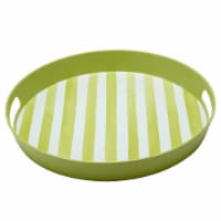 Tabletops Gallery Fruity Bamboo Melamine Round Tray With Handles Perspective: Main