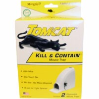 Motomco 008-33582 Tomcat Kill & Contain Mouse Trap, White - Pack of 2