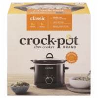 Crock-Pot Original Black Round Slow Cooker Perspective: Main