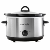 Crock-Pot® 4.5 Quart Manual Slow Cooker Stainless Steel Perspective: Main