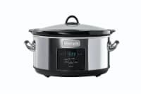 Crock-Pot® Silver/Black Programmable Slow Cooker