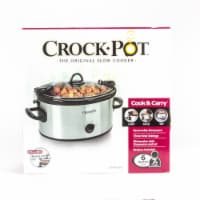 Crockpot 6-qt. Cook And Carry Manual Slow Cooker With Little Dipper  Warmer., 4162