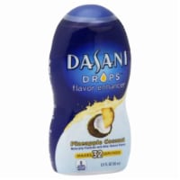Dasani Drops Pineapple Coconut Water Enhancer Mix Perspective: Main
