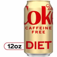 Diet Coke® Caffeine Free Zero Sugar Soda Can Perspective: Main