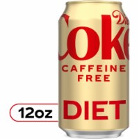 Diet Coke® Caffeine Free Zero Sugar Soda Can Perspective: Main