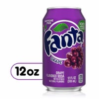 Fanta® Grape Caffeine Free Soda Can Perspective: Main