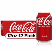 Coca-Cola Original Taste Soda Cans Perspective: Main