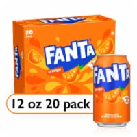 Fanta® Orange Caffeine Free Soda Cans Perspective: Main