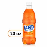 Fanta® Orange Caffeine Free Zero Sugar Soda Bottle