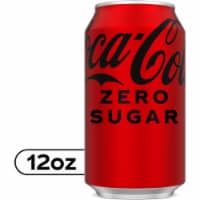 Coca-Cola Zero Sugar Soda Can Perspective: Main