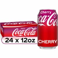 Coca-Cola® Cherry Soda Cans Perspective: Main