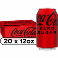 Coca-Cola® Zero Sugar Soda Cans Perspective: Main