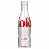 Diet Coke Cola Soda Single Bottle Perspective: Main
