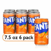 Fanta® Orange Caffeine Free Soda Cans Perspective: Main
