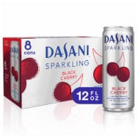Dasani® Black Cherry Flavored Sparkling Water Cans Perspective: Main