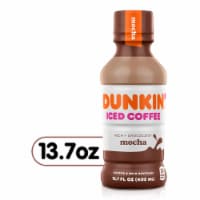 Dunkin' Mocha Iced Coffee Bottle Perspective: Main