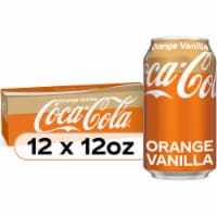 Coca-Cola® Orange Vanilla Soda Cans Perspective: Main
