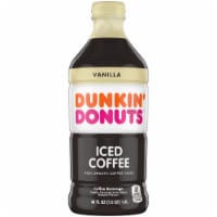 Dunkin' Donuts® Vanilla Iced Coffee Beverage Perspective: Main