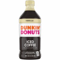Dunkin' Donuts® Vanilla Iced Coffee Beverage Perspective: Main