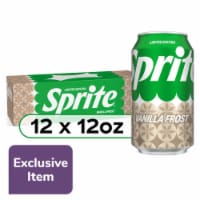 Sprite® Vanilla Frost Caffeine Free Soda Cans Perspective: Main