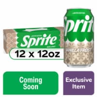 Sprite® Vanilla Frost Caffeine Free Soda Cans Perspective: Main