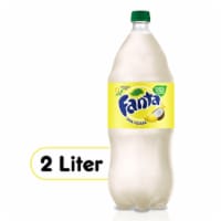 Fanta® Pina Colada Caffeine Free Soda Bottle Perspective: Main