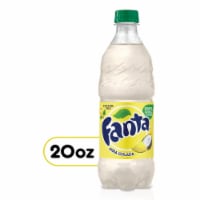 Fanta® Pina Colada Caffeine Free Soda Bottle Perspective: Main