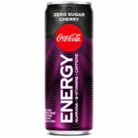 Cherry Coke Energy Zero Sugar High Caffeine Energy Drinks With Vitamins Perspective: Main