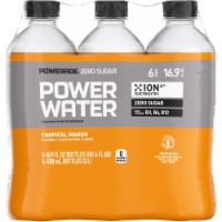 Powerade Zero Sugar Power Water Tropical Mango Perspective: Main