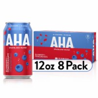 Aha® Blueberry Pomegranate Flavored Sparkling Water Cans