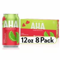 Aha® Lime And Watermelon Flavored Sparkling Water Cans