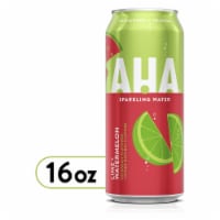 AHA® Lime and Watermelon Flavored Sparkling Water Can