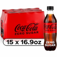 Coca-Cola Zero Sugar Cola Soda Bottles