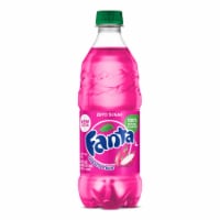 Fanta® Dragonfruit Flavored Caffeine Free Soda Bottle Perspective: Main