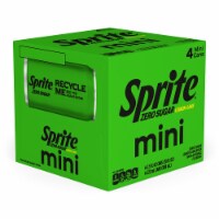 Sprite® Lemon Lime Caffeine Free Zero Sugar Soda Mini Cans