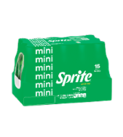 Sprite® LEMON-LIME Mini Bottles Perspective: Main