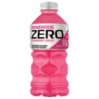 Powerade® Zero Strawberry Smash Electrolyte Drink Bottle Perspective: Main