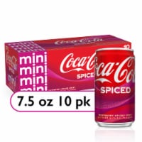 Coca-Cola® Spiced Raspberry Soda Mini Cans Perspective: Main